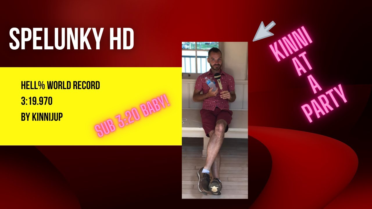 Hell% World Record - Spelunky HD - 3:19.970 - By Kinnijup