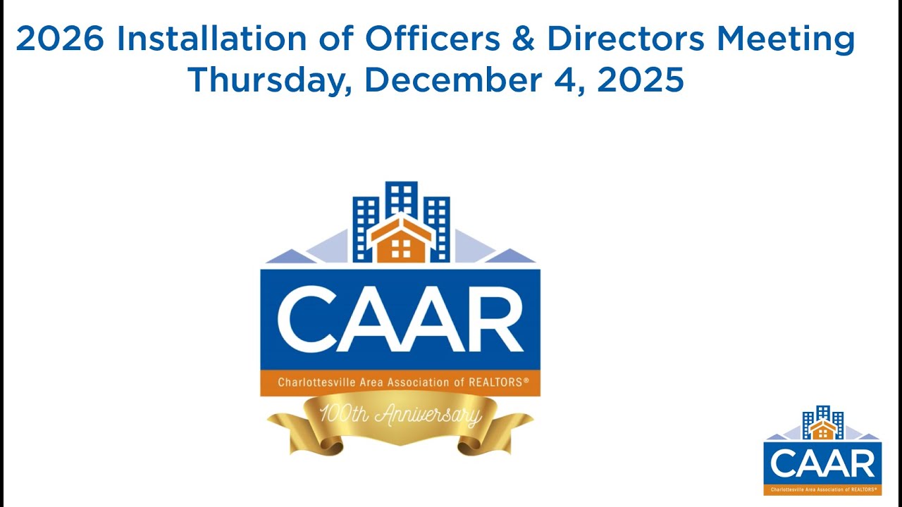 CAAR 2026 Installation of Officers & Directors 12-4-25