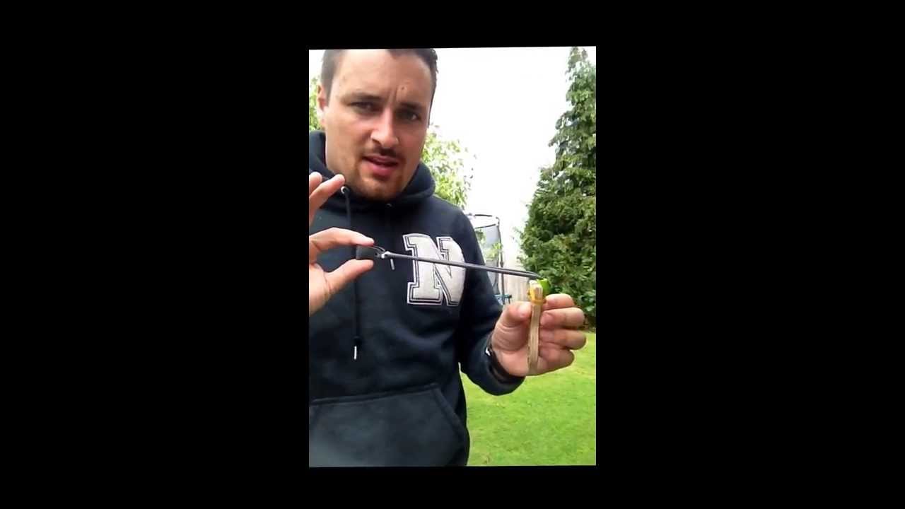 how to shoot a pickle fork slingshot