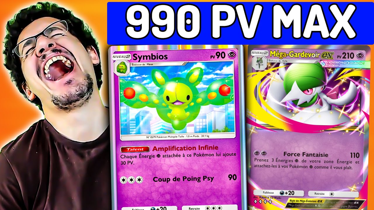 990 PV MAX POSSIBLE ?! [Mega Gardevoir EX / Symbios] - Deck Pokemon pocket