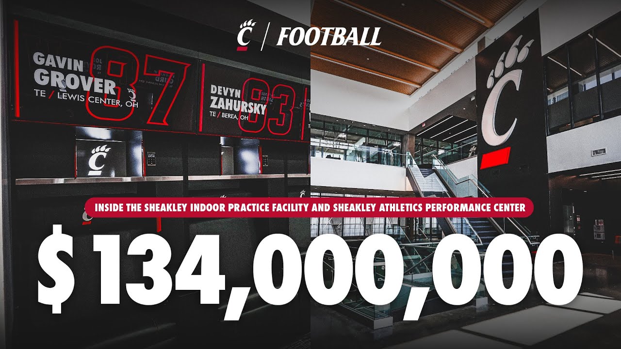 Inside the Cincinnati Bearcats' New Premier $134,000,000 Football Facilities