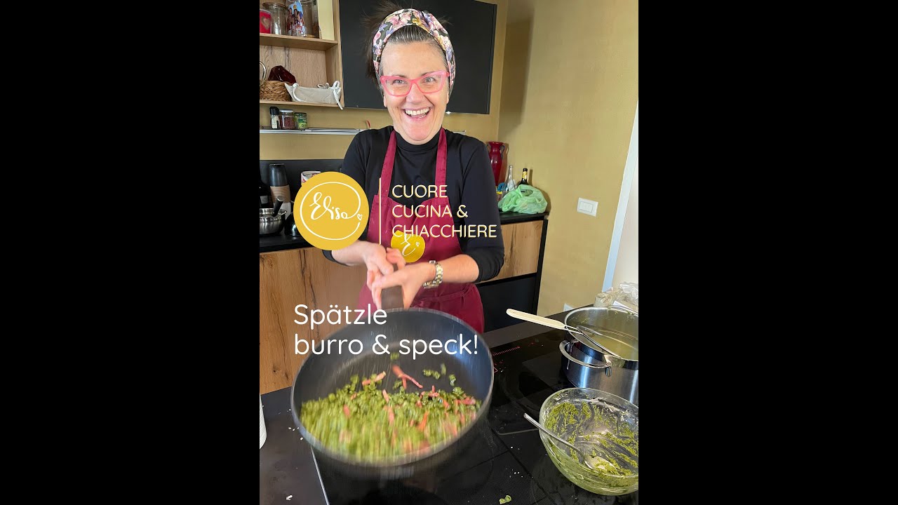Sp&auml;tzle burro & speck!