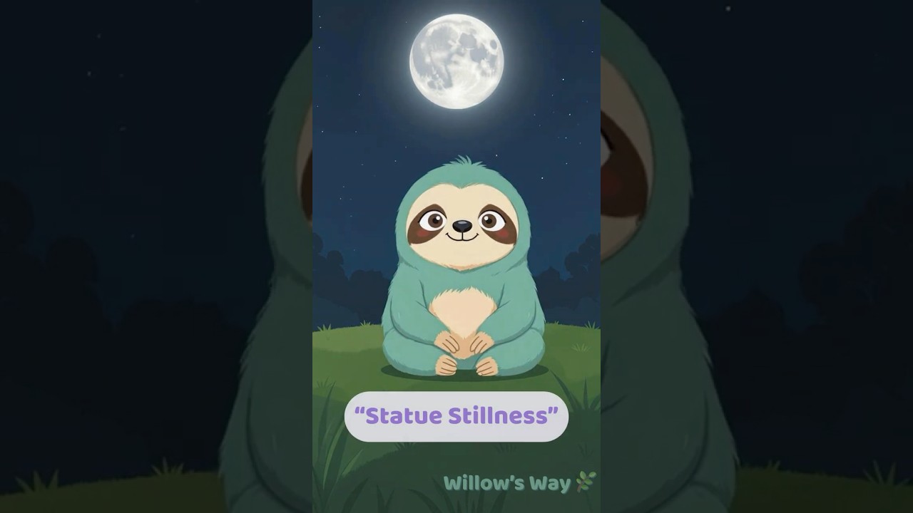 🌙 Statue Stillness | Bedtime Calm for Kids #mindfulnessforkids