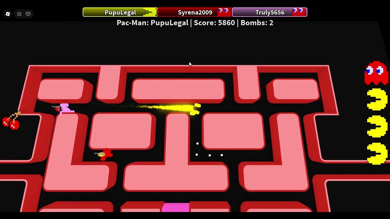 Playing a remake of Pacman VS 2