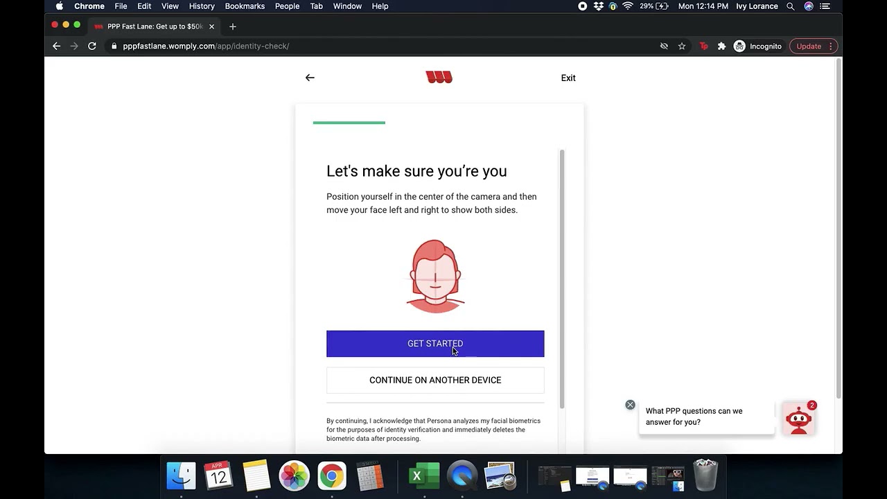 Womply PPP Fast Lane - Identity Verification
