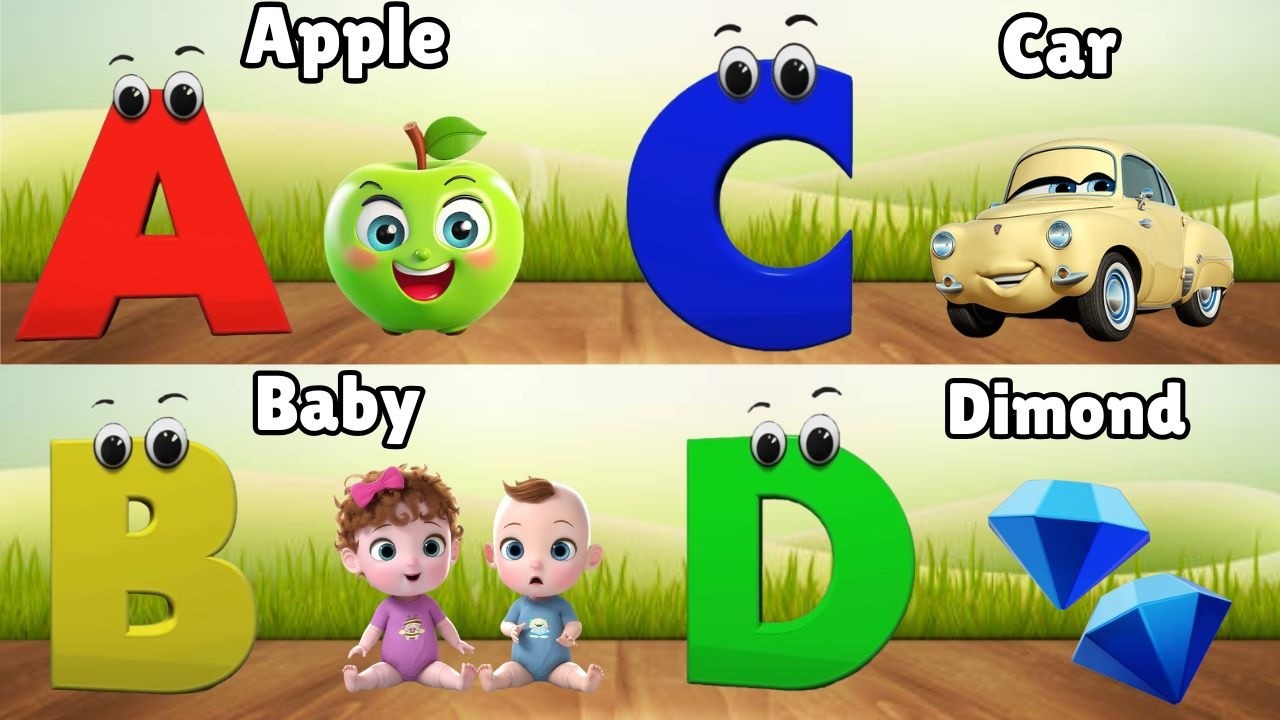 ABC Phonics Song - Toddler Learning Video Songs , A for Apple , Nursery Rhymes , Alphabet song