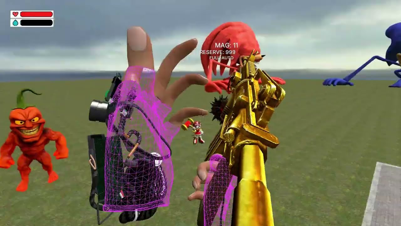 ALL SHIN SONIC VS TAILS SONIC VS KNUCKLES SONIC FORMS – SIZE COMPARISON & POWER RANKING | GMOD