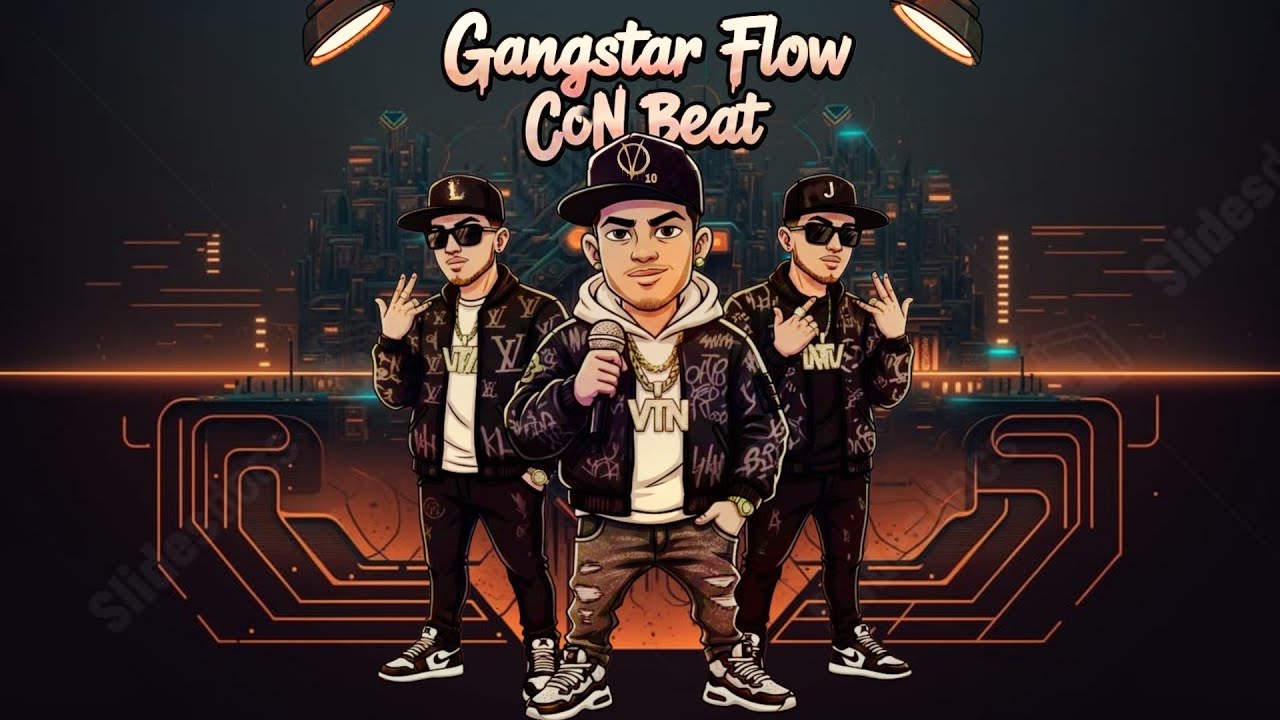 Laure X Vten X Jamesy, Gangstar Flow Rap Remix Song Prod.CoN Beat Ft.#1million 