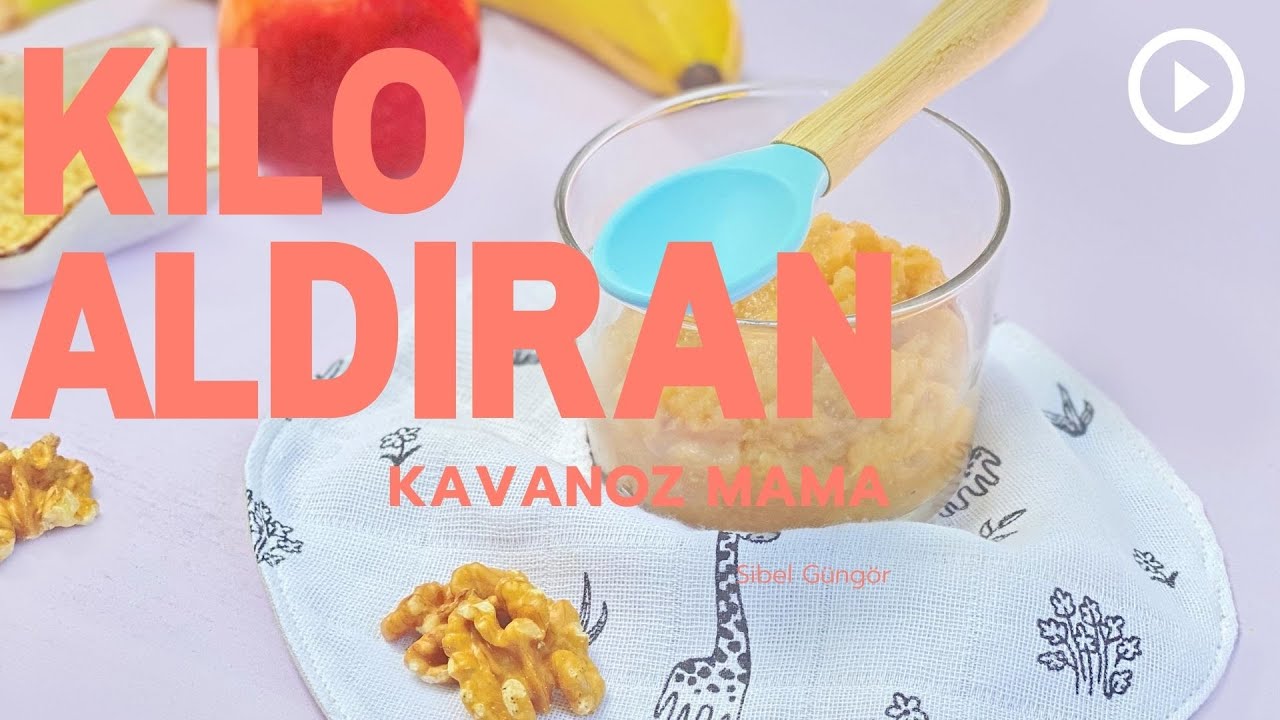 ALERJİK BEBEKLERE KİLO ALDIRICI KAVANOZ MAMASI🍎🍌