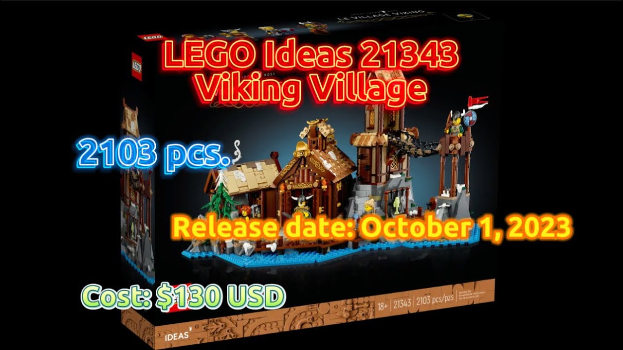 LEGO Speed Build & Review - 21343: LEGO Ideas - Viking Village (Complete Build + Review)