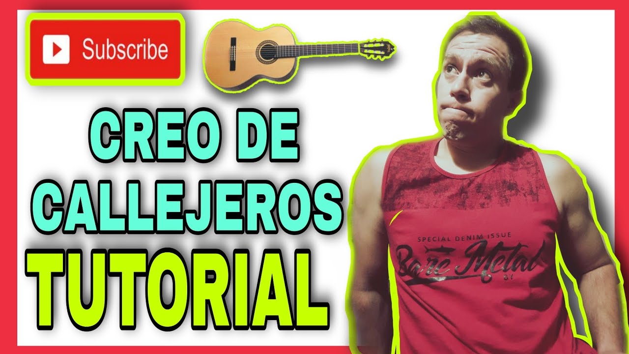 ✅ COMO TOCAR CREO DE CALLEJEROS | TUTORIAL DE GUITARRA 🔴✅🎸🎶