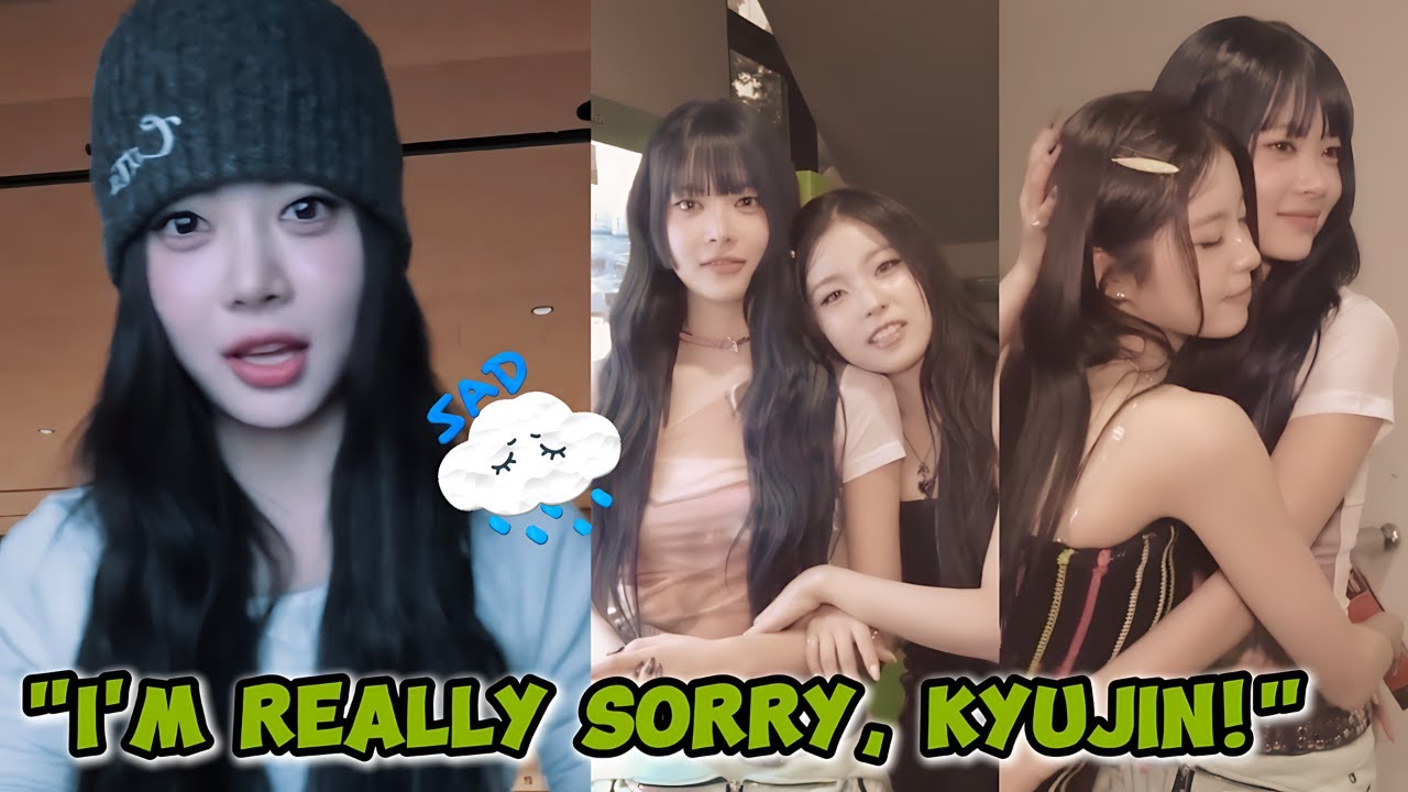 EUNCHAE apologized to NMIXX KYUJIN during her weverse live (ft. EUNCHAE's personal BIAS!)