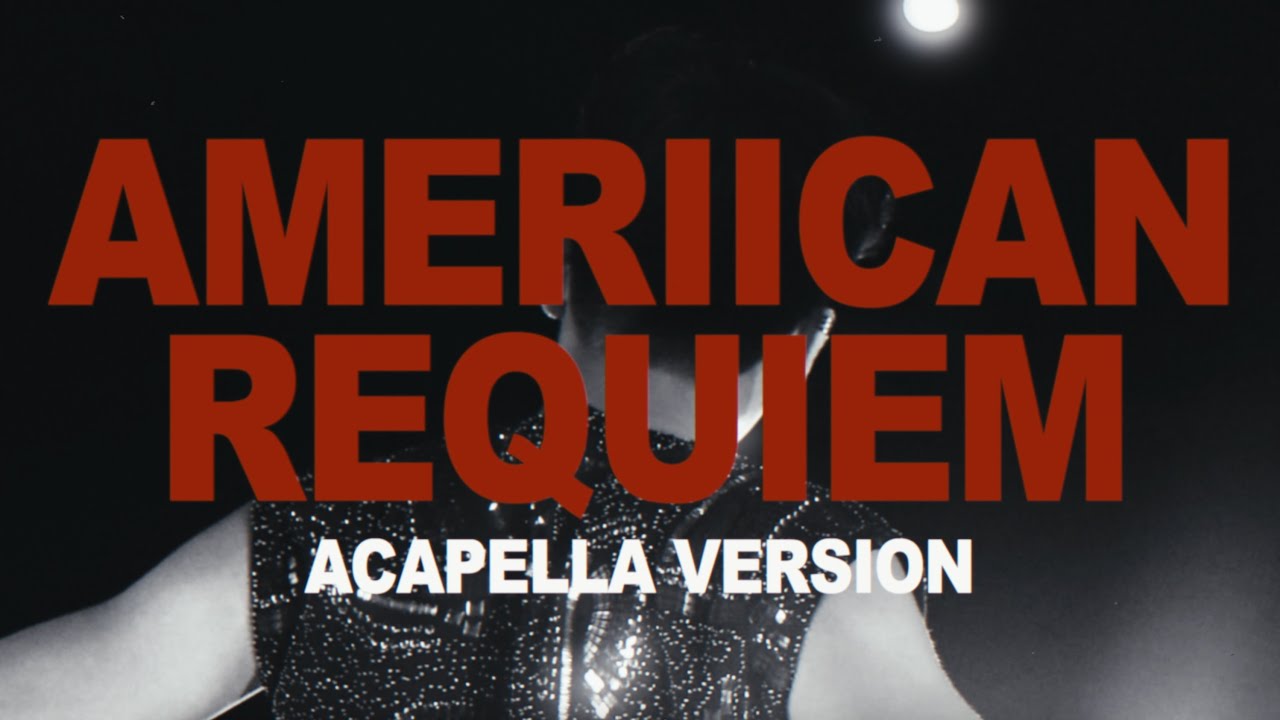 AMERIICAN REQUIEM - Acapella Visualizer - Regene Seven Odon
