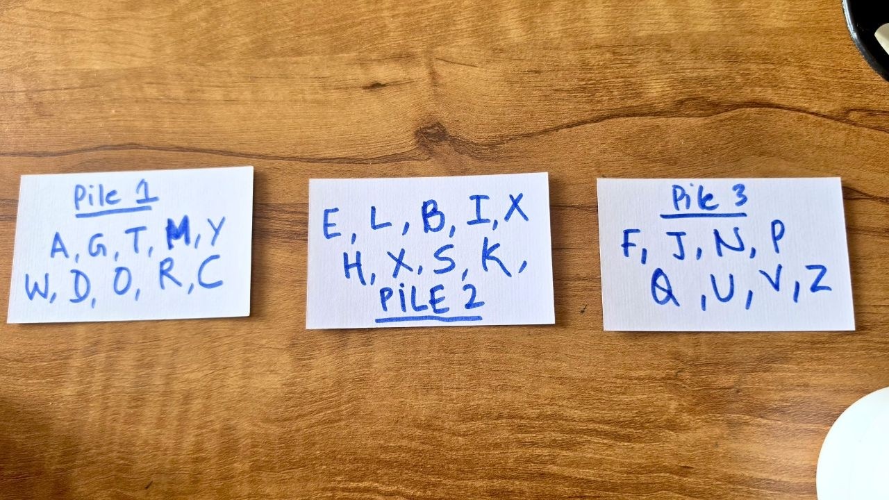 PICK A PILE. Choose the 1st Letter of ur name. Love Reading. His/Her feeling. Next 48 hrs! Wow ❤️