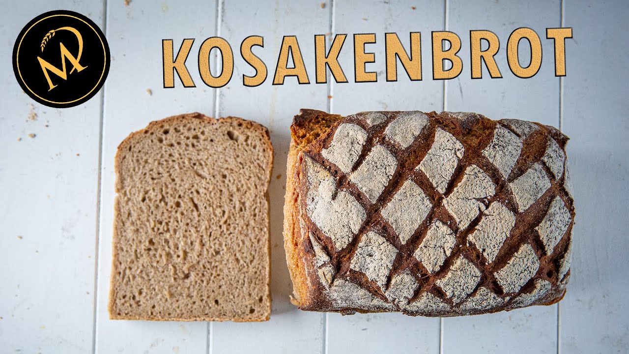 Kosakenbrot - Roggenmischbrot im Backrahmen gebacken