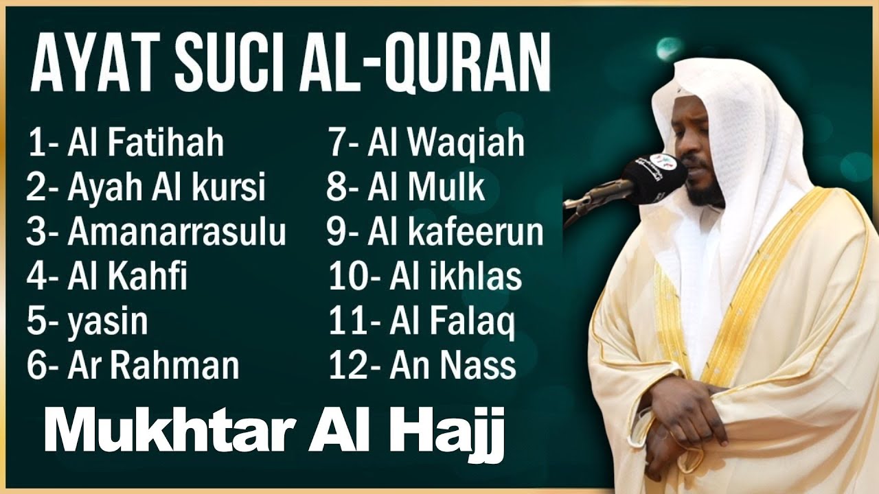 Alquran Dengan Suara Yang Sangat Indah | Alfatiha, Alkahfi,Yasin,Alwaqia, Arrahman,Almulk Almoeathat