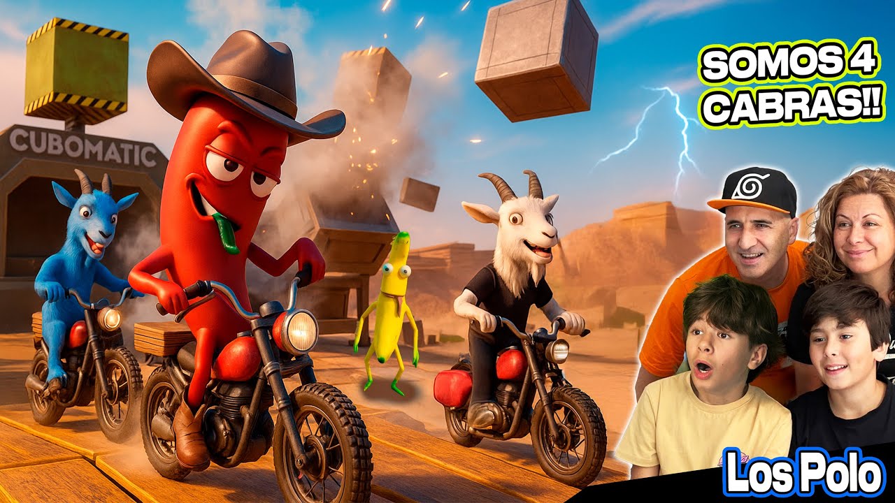 4 Cabras en Jalapeño Simulator!! y La MAQUINA de CUBOS