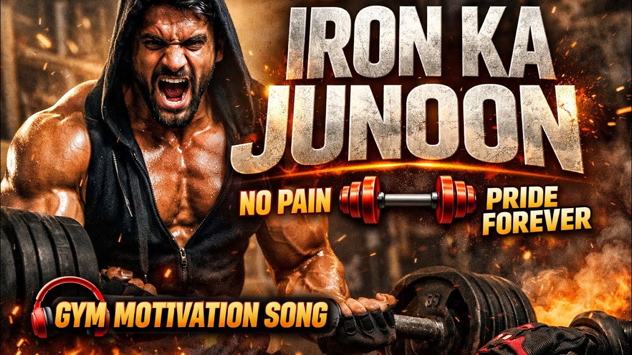 IRON KA JUNOON 💪 | Ultimate Gym Motivation Song | No Pain No Gain