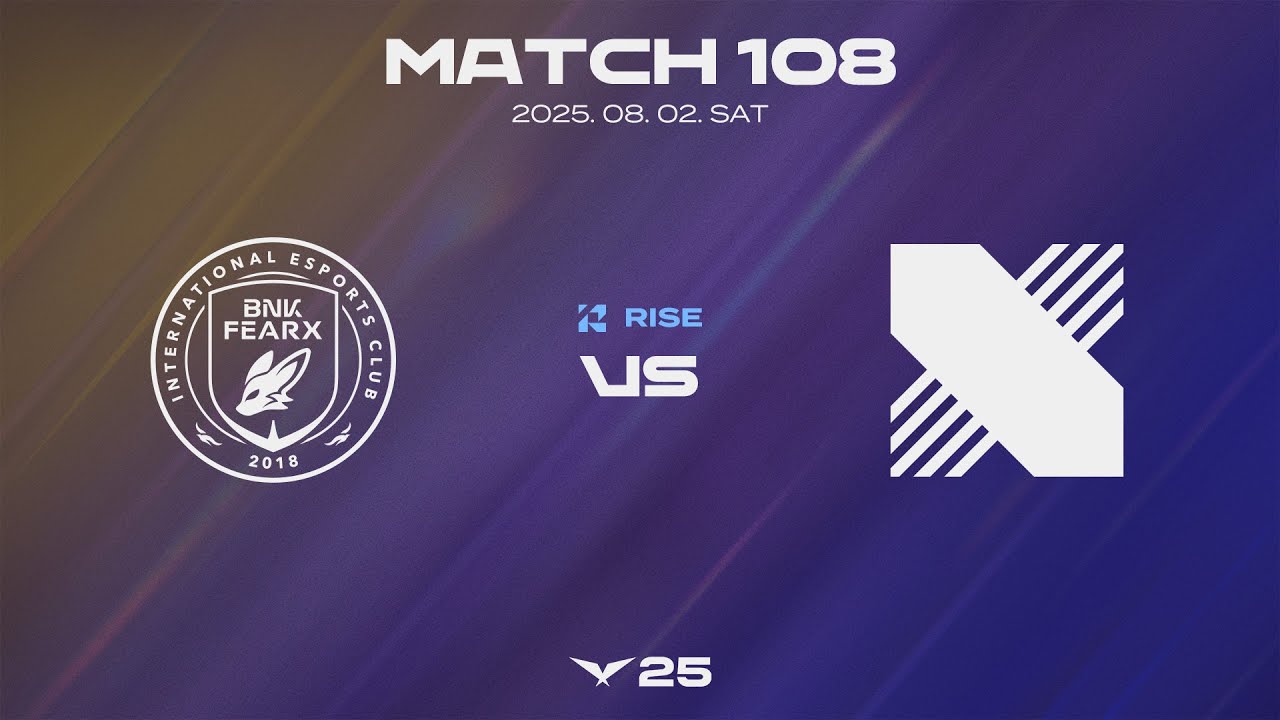 BFX vs DRX | 매치 108 하이라이트 | 08.02 | 2025 LCK