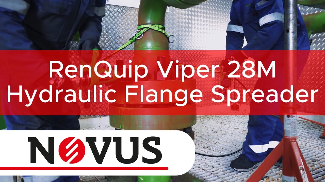 RenQuip Viper 28M - Hydraulische Flenzenspreider