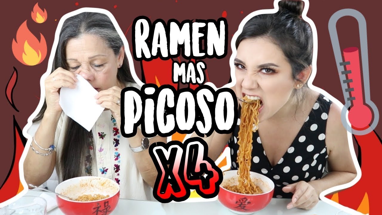 PROBAMOS EL RAMEN MAS PICOSO DEL MUNDO! X4