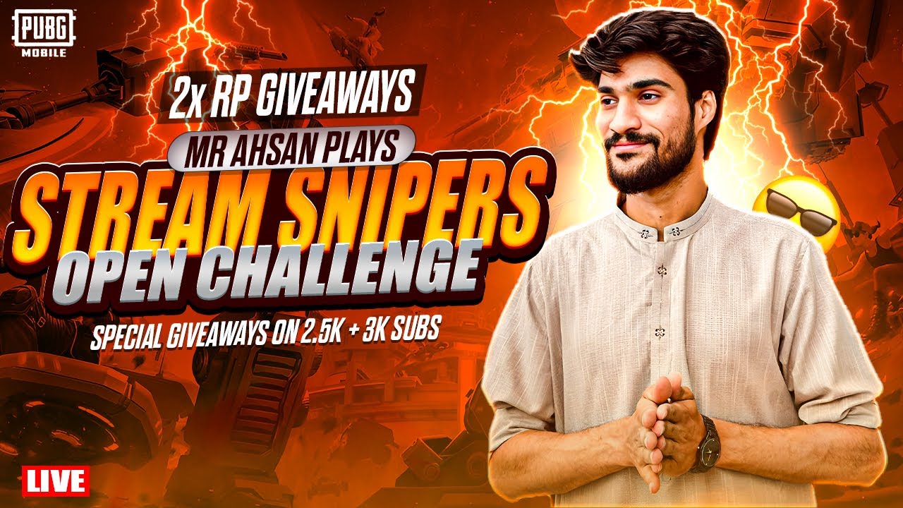 🔴 LIVE PUBG Mobile Mr Ahsan Plays is live with FaceCam  | All Day stream Full FUN!