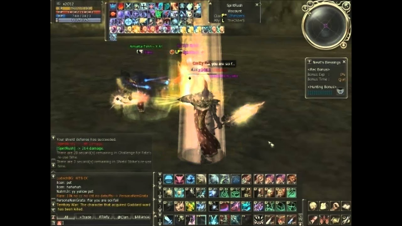l2 Aeron Shillien templar X2O12 no 1vs1