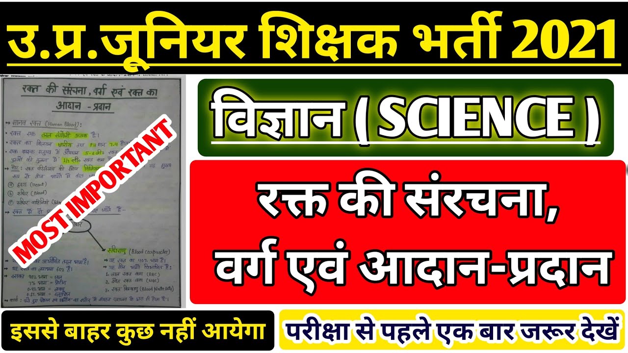 JUNIOR AIDED SCIENCE CLASS | JUNIOR AIDED EXAM 2021| UP JUNIOR TEACHER VACANCY LATEST NEWS |SUPERTET