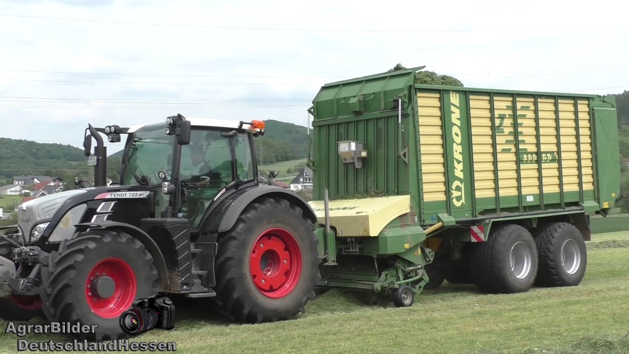 [HD] Fendt 722 Black Beauty & Krone 400 GD / Uncut Sound | Panasonic