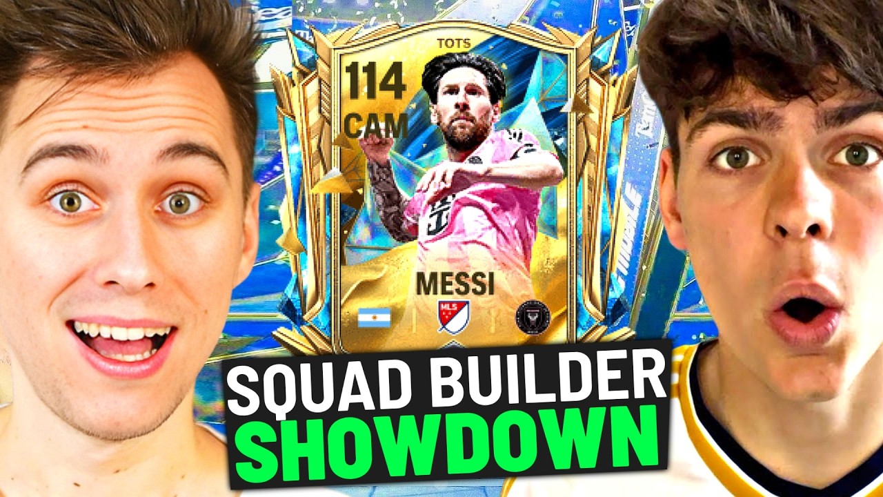 Prvn&iacute; SQUAD BUILDER SHOWDOWN v FC MOBILE!! 😱👑 Gudu vs Leos
