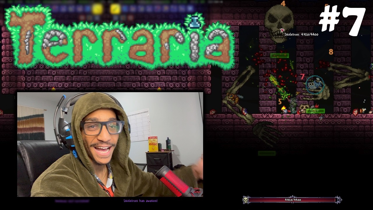 Я только что издевался над Скелетроном… Подземелье разблокировано | Terraria с Bowntyy, часть 7