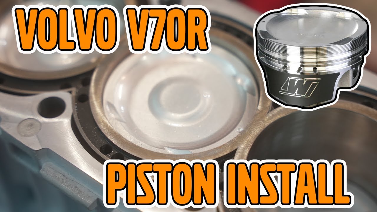 BIG TURBO 5 CYLINDERS FORGED PISTONS INSTALL  I  VOLVO V70R Build Part 6