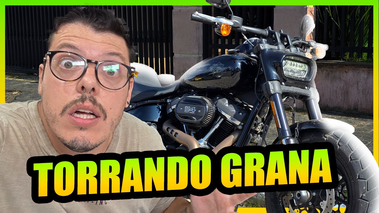 CHEGOU A HORA DE TORRAR GRANA COM A HARLEY