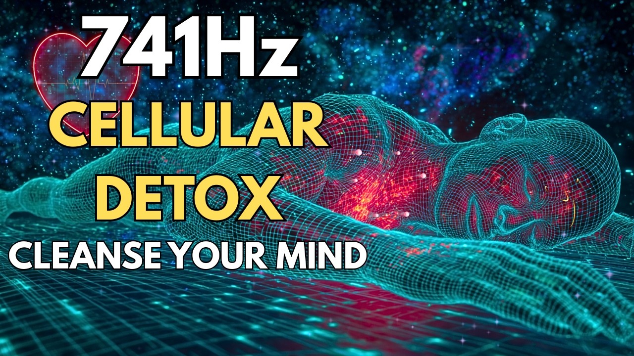 741Hz | Cellular Detox | Cleanse Your Mind & Body | 2 HOURS Deep Sleep Healing