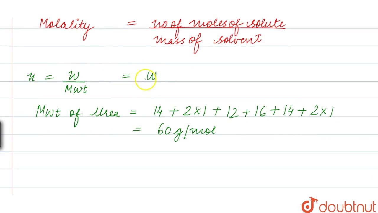 Calculate the mass of urea `(NH_(2)CONH_(2))` required in making `2.5 kg `of `0.25 `molal aqueous