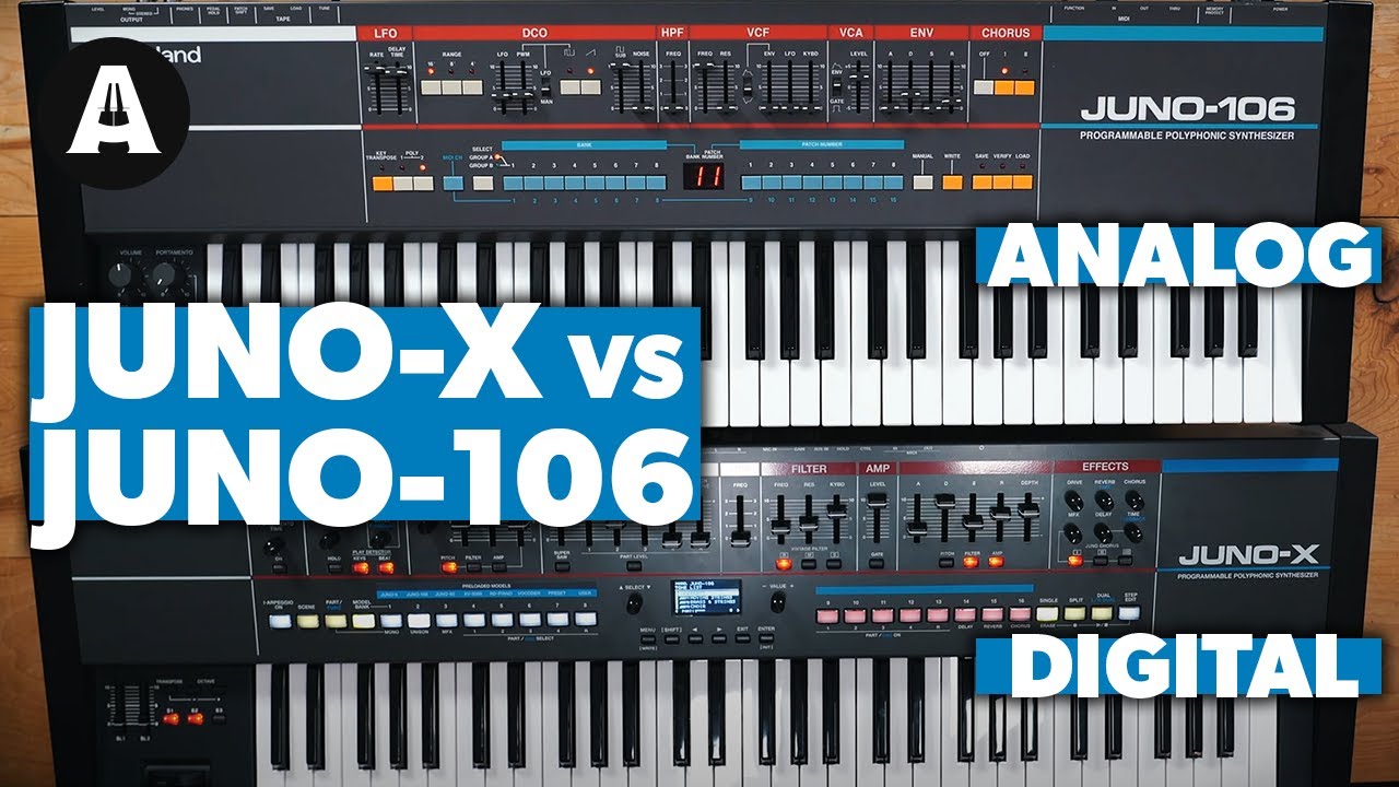 Roland JUNO-X и JUNO-106 — звучат ли они одинаково?