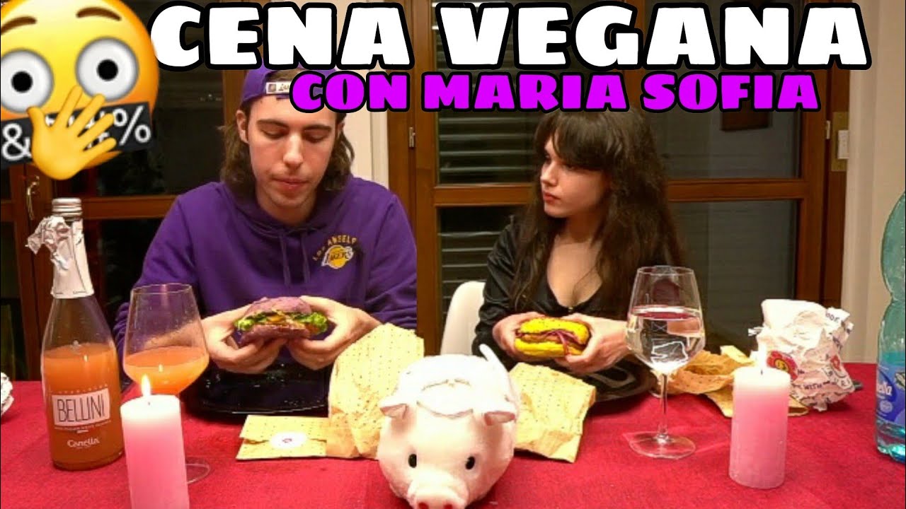 CENA VEGANA CON MARIA SOFIA FEDERICO!!🎪🔥