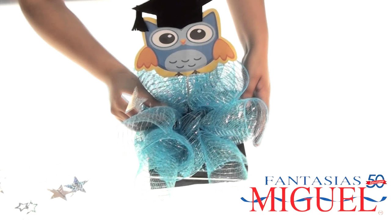 centros de mesa para graduación escolar