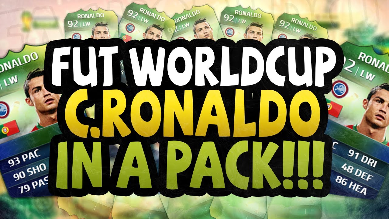 CRISTIANO RONALDO IN A PACK!!! FUT WORLD CUP! PACK GLITCHED?