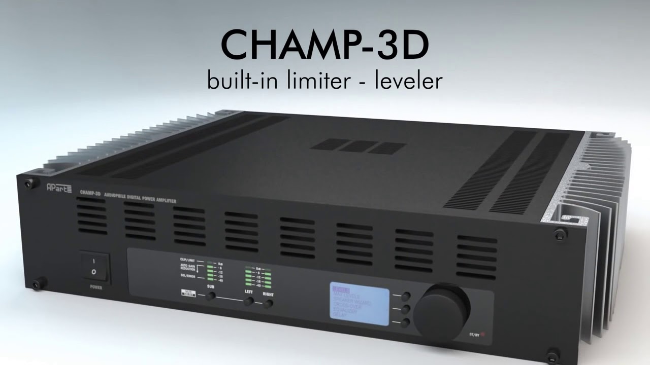 Усилитель мощности Apart CHAMP 3D mov