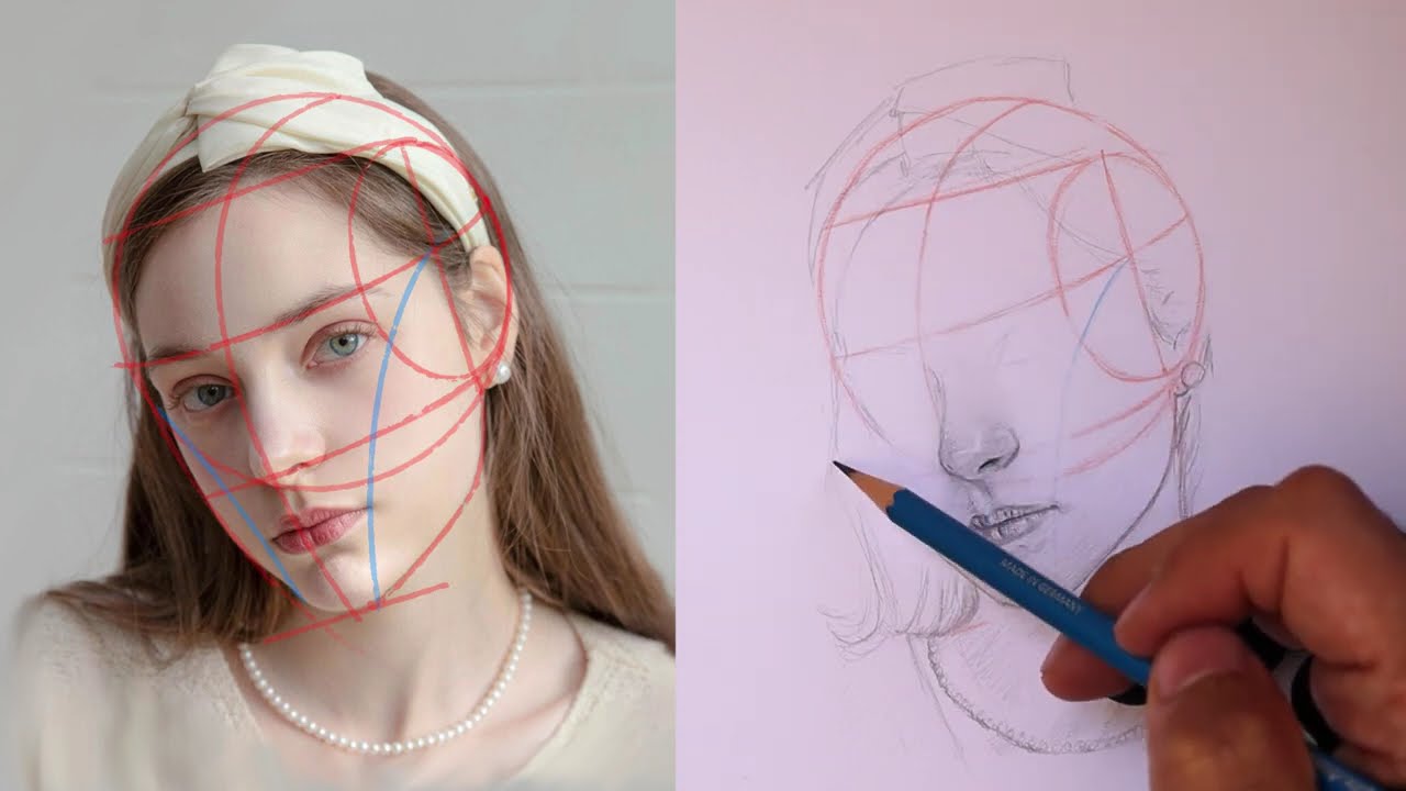 Master Portraits Faster Using This Powerful Technique #portraitdrawingtutorial #learntodraw 