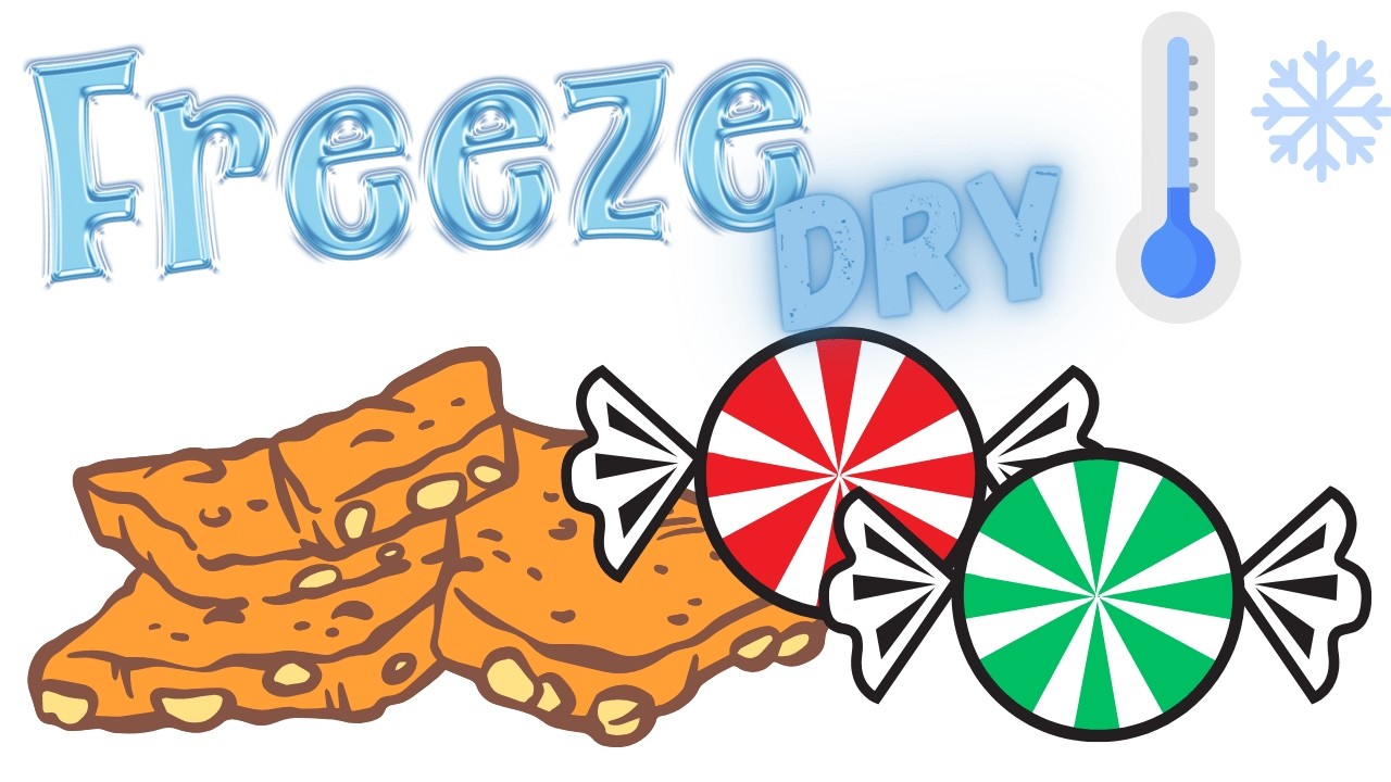 Freeze Drying Peanut Brittle and Starlight Mints #harvestrightcommunity