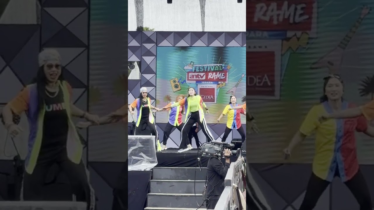 NGAPAIN REPOT ZUMBA - ANTV RAME FESTIVAL JEPARA