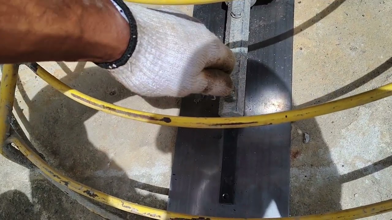 Como fazer a troca das lâminas de acabamento da alisadora de concreto!!!