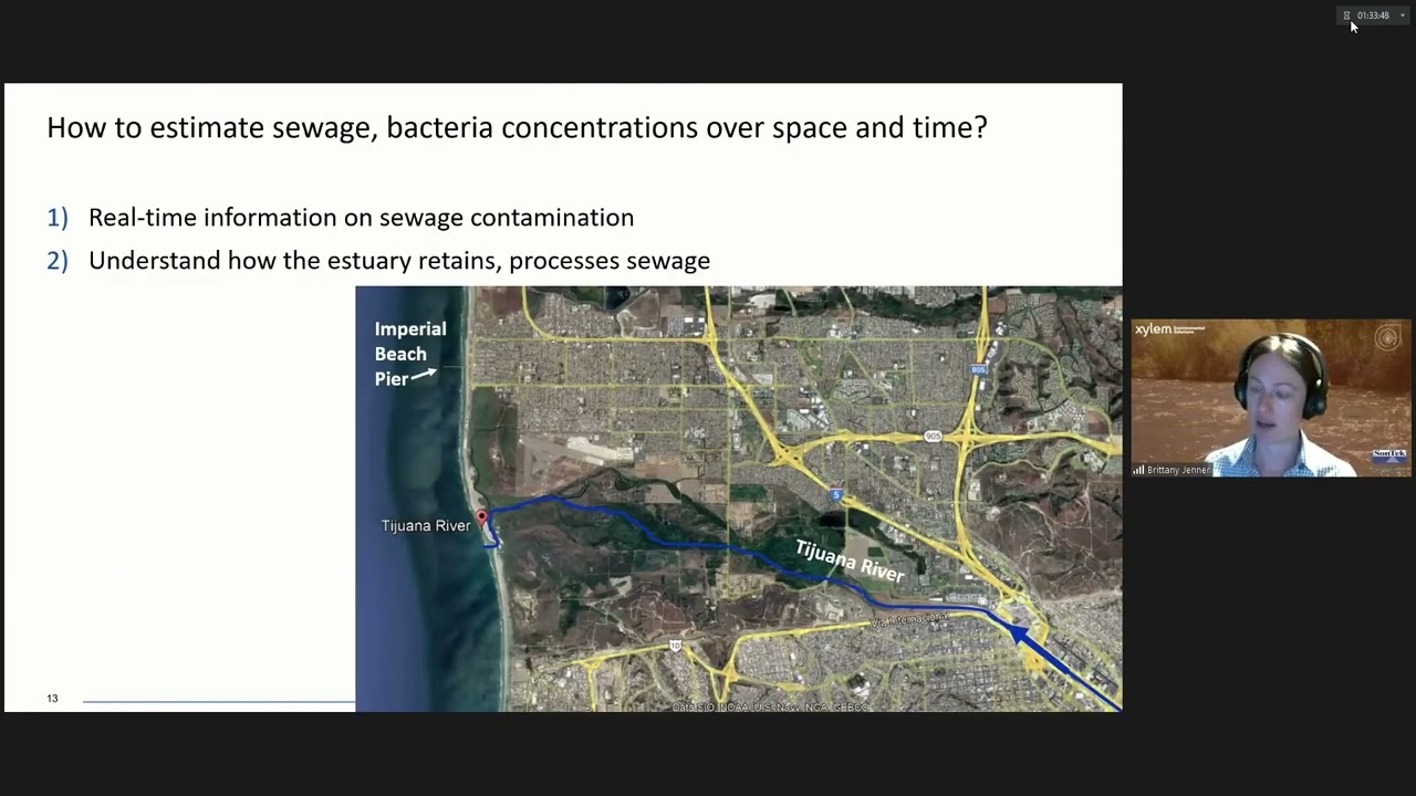 Monitoring pollution in the Tijuana Estuary using satellite imagery, the SonTek-M9 and HYPACK