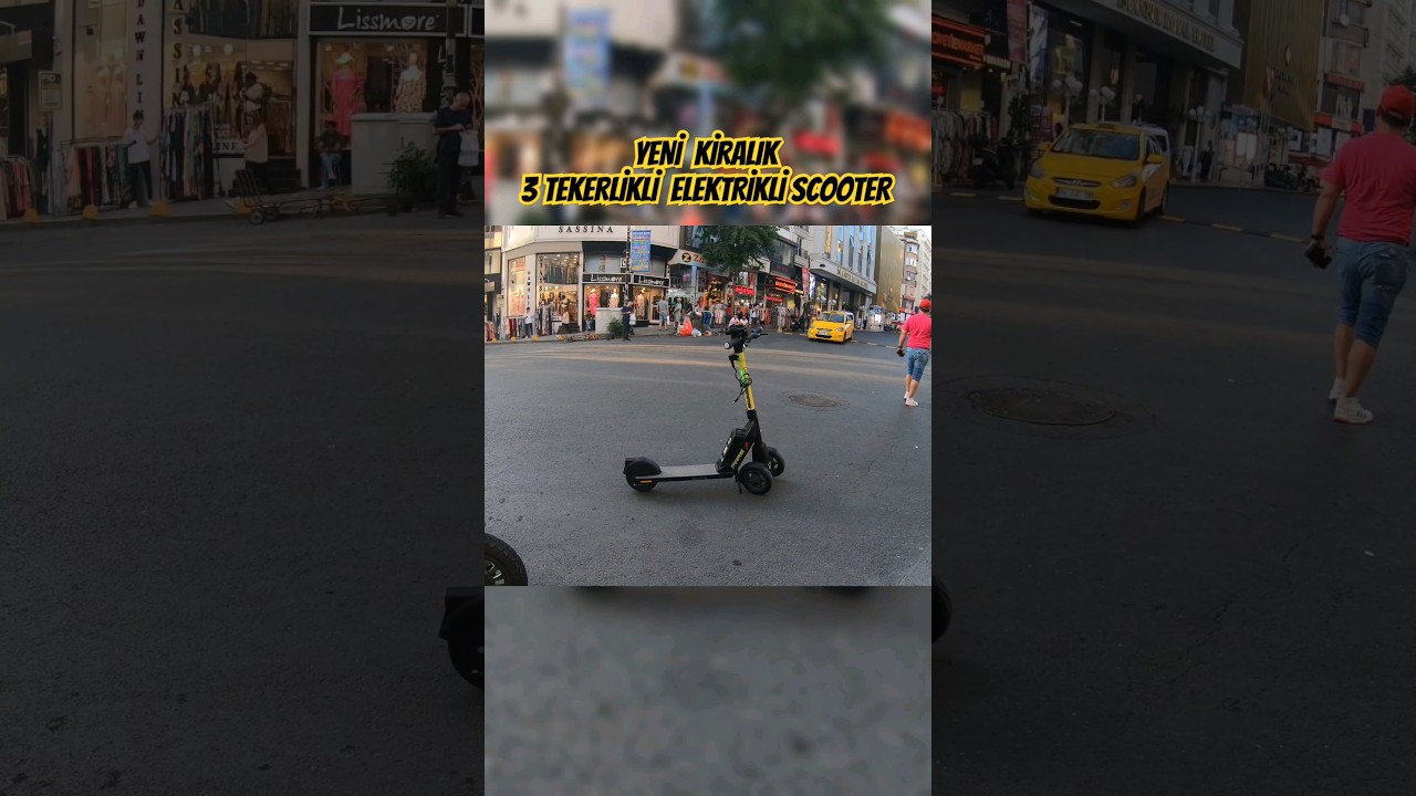 İstanbul'daki Yeni Kiralık Scooter Firması "Pars Mobility" 