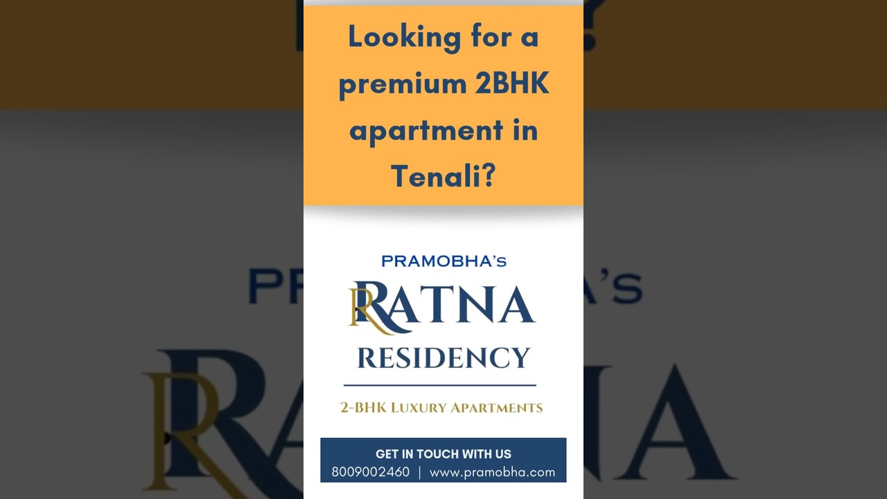 Modern 2BHK Apartments in Tenali, Ratna Residency, Near Chavas Grand
