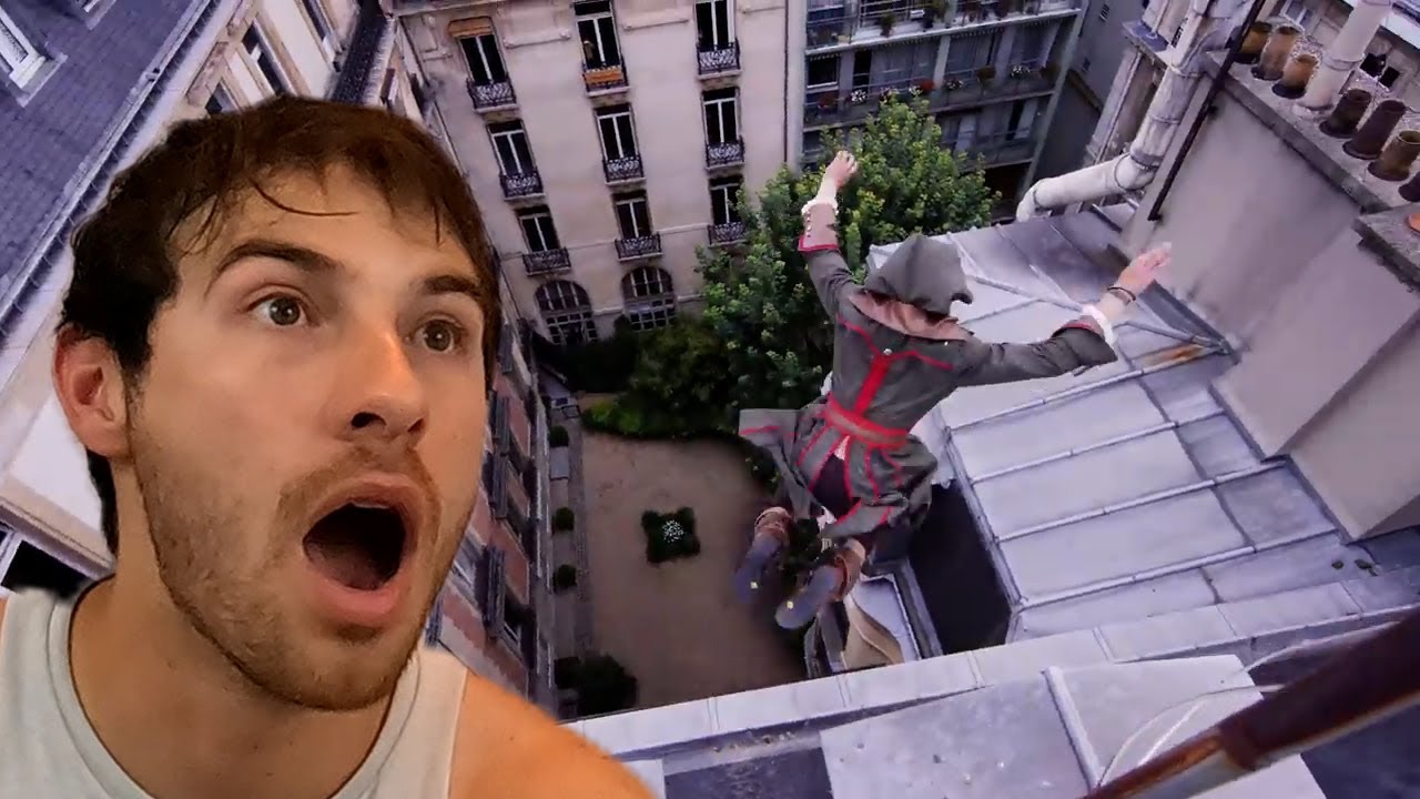 Parkour Athlete Reacts to Real Life Assassin's Creed Unity