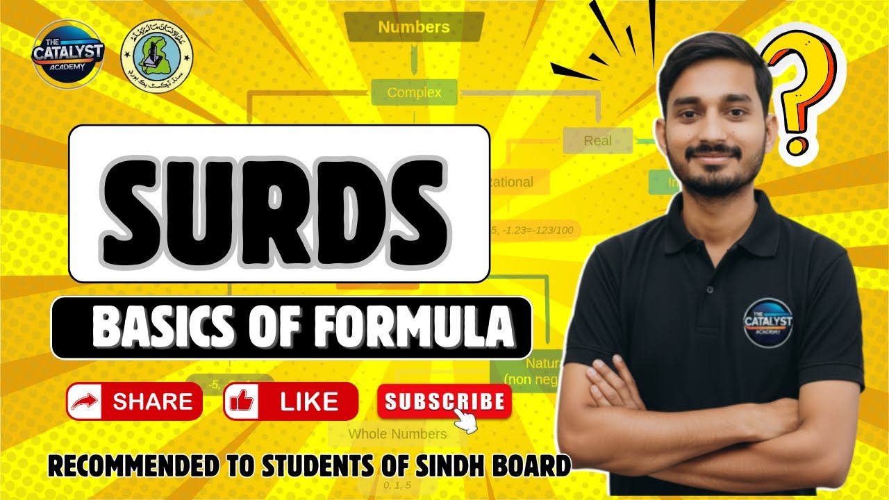 WHAT IS SURDS? | FORMULAS OF SURDS |Examples | Basic Math Concepts| Sindh Textbook Board | class 09|
