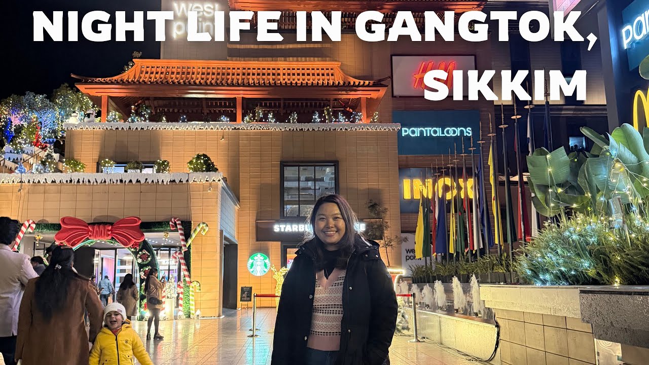 Night life in Gangtok || Kandoika Bookshop collection || Amazing Thangka Collection #tibetanvlogger 